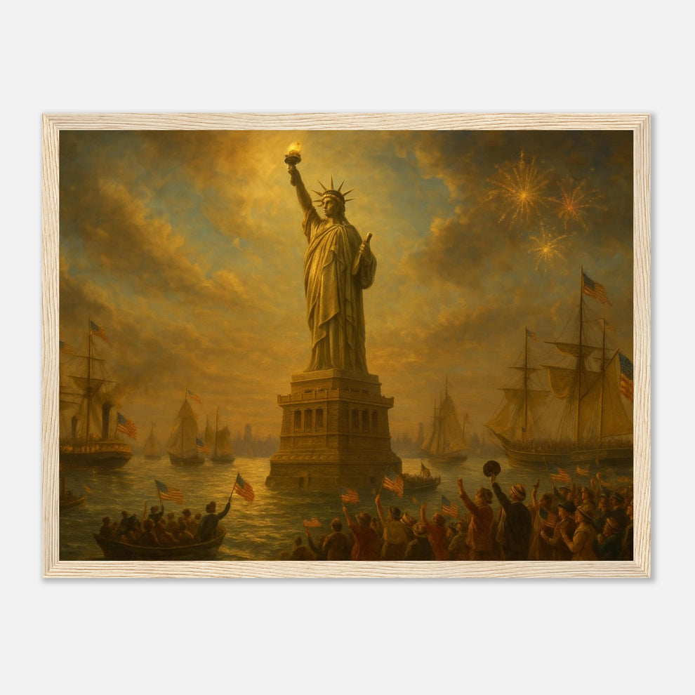 16" x 12" Statue of Liberty Framed Wall Art (More Sizes Available)